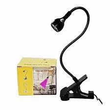 Clip On UV Lamp (black, silver, white, pink)